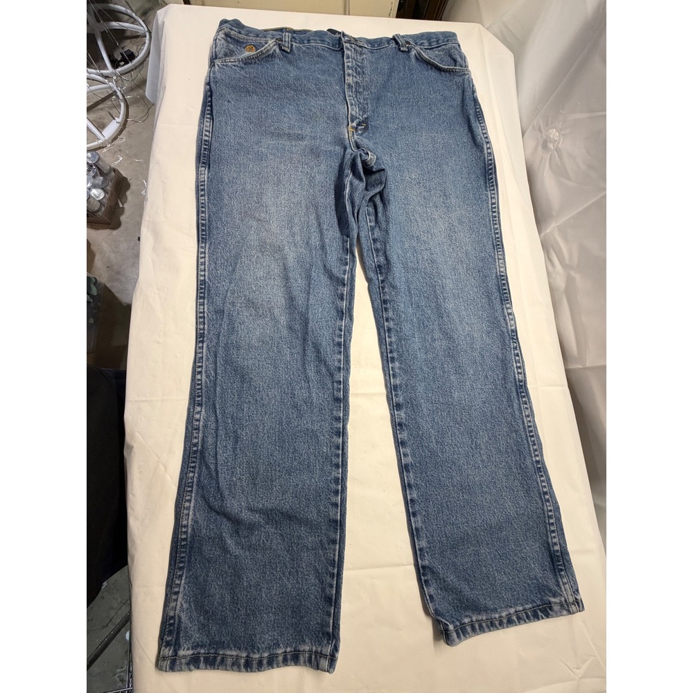 Wrangler George Strait Cowboy‎ Cut Collection Jeans 936GSHD Blue 38x30 Mens Slim